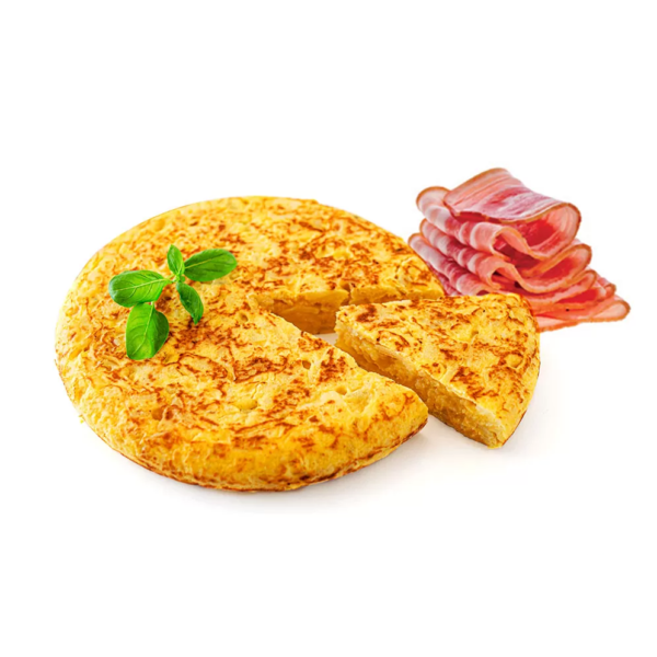 omelette formaggio e pancetta proteica